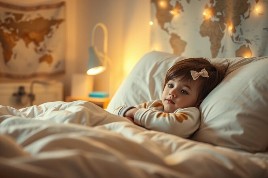 sono infantil em viagens